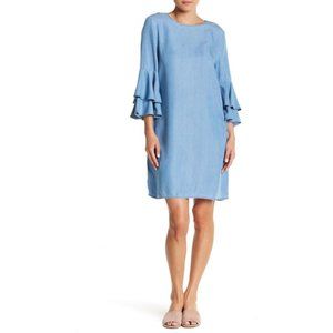 BeachLunchLounge Delphina 3/4 Ruffle Sleeve Dress